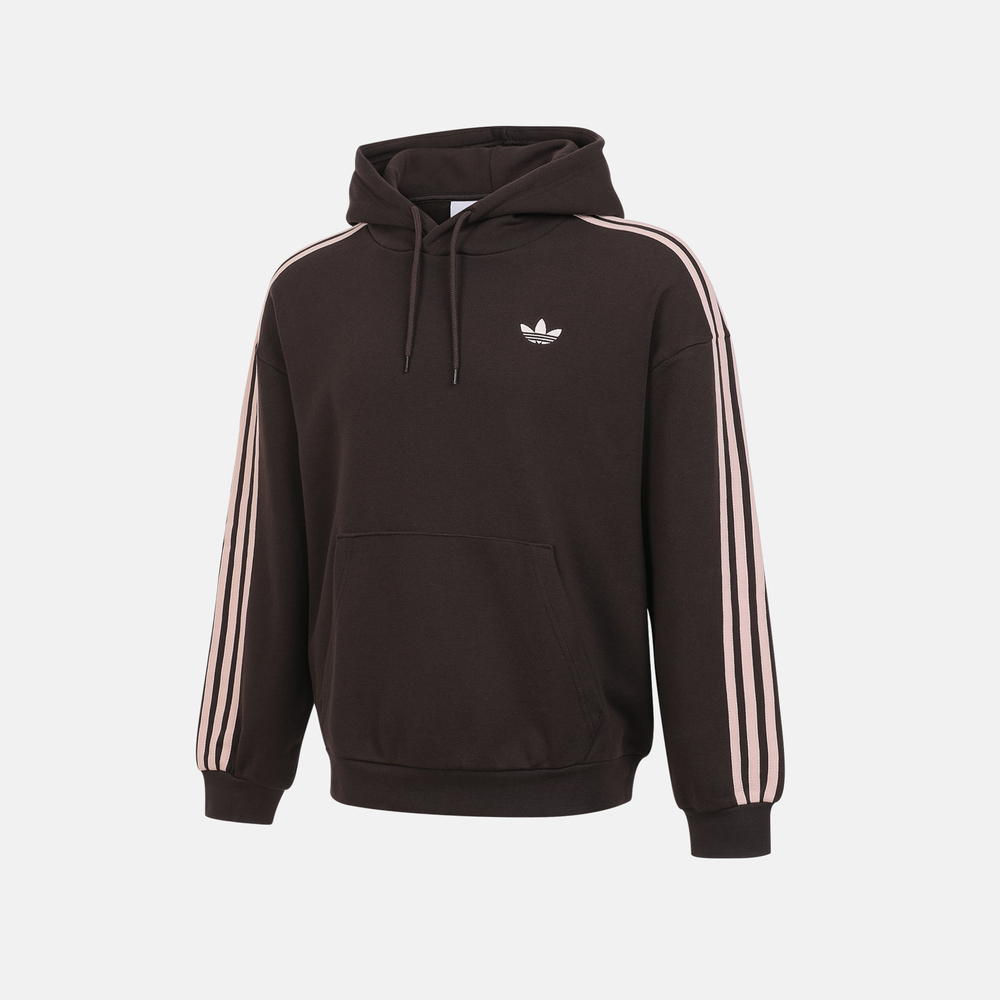 Adidas Original阿迪三叶草2025男子3S HOODY针织连帽卫衣KG3901