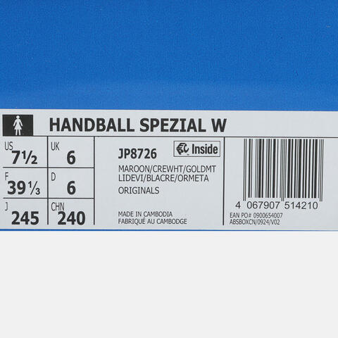 adidas Originals阿迪三叶草2025中性HANDBALL SPEZIAL WORI-CLASSICJP8726