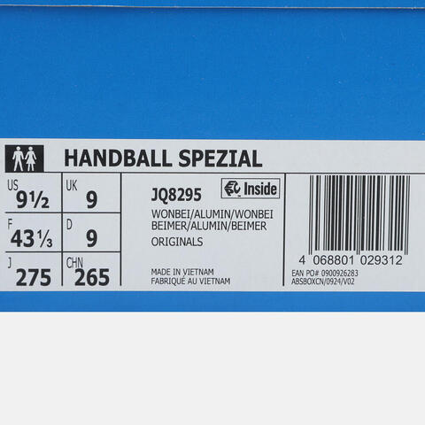 Adidas Original阿迪三叶草2025中性HANDBALL SPEZIALORI-CLASSICJQ8295