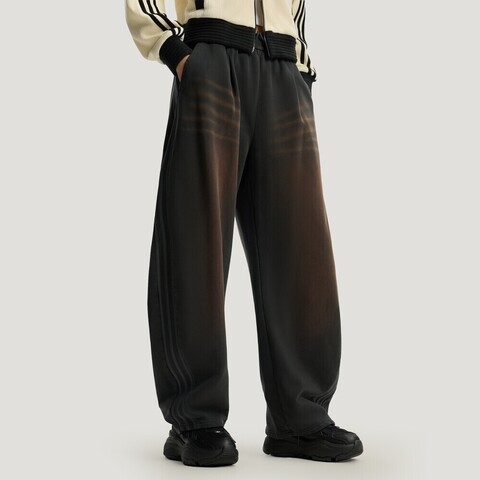 Adidas Original阿迪三叶草2025女子CURVED KNIFE P针织长裤IA7518