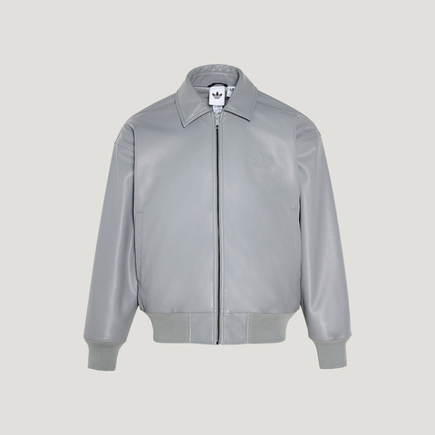 Adidas Original阿迪三叶草2025男子M SHERPA PU JKT皮衣IA7526