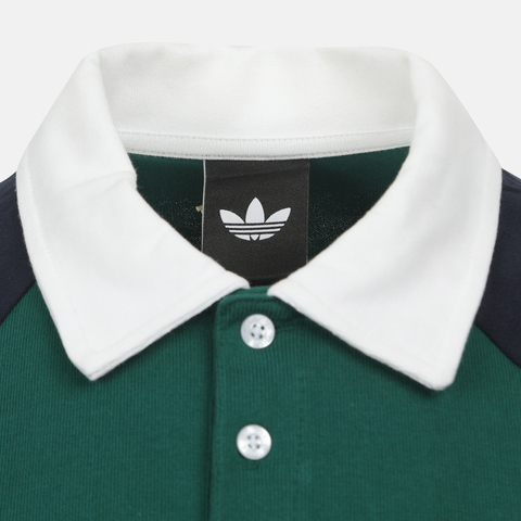 Adidas Original阿迪三叶草2025男子TYSHAWN RUGBY针织有领长TKE7013