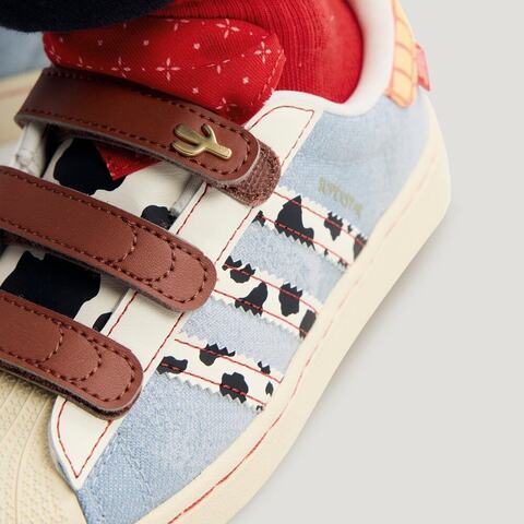 Adidas Original阿迪三叶草2025男小童SUPERSTAR II CF C三叶草童装KK4471