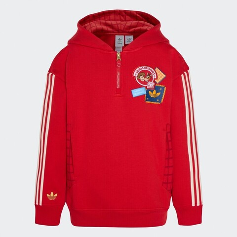 Adidas Original阿迪三叶草2025男小童LK TS KN HOODY针织连帽卫衣KS3167