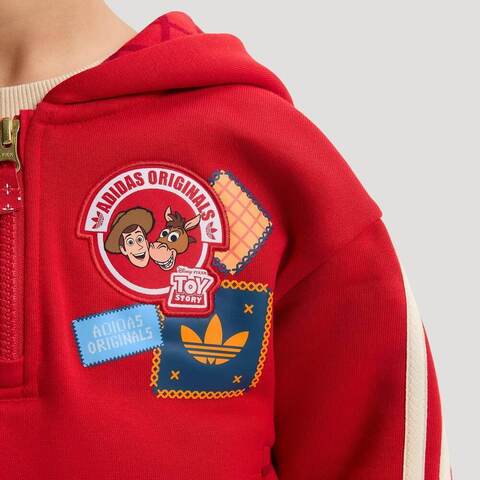 Adidas Original阿迪三叶草2025男小童LK TS KN HOODY针织连帽卫衣KS3167