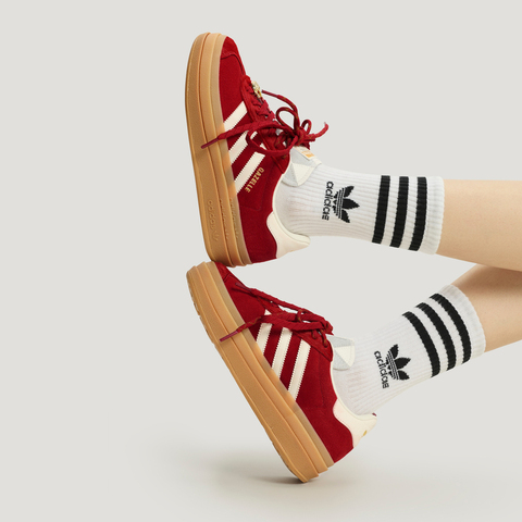 Adidas Original阿迪三叶草2025中性GAZELLE BOLD WORI-CLASSICKJ4293