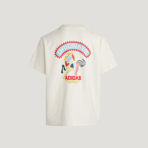 Adidas Original阿迪三叶草2025男子LNY TEE U针织无领短TKT0713