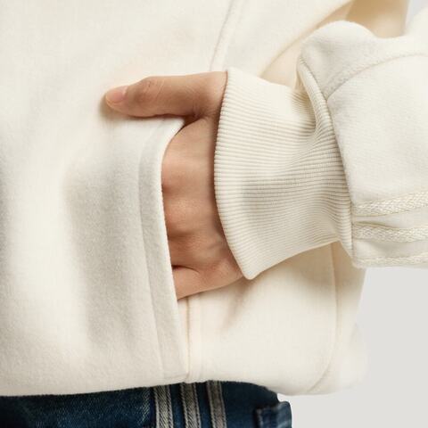 Adidas Original阿迪三叶草2025女子LNY HALFZIP W针织无帽卫衣KT0725