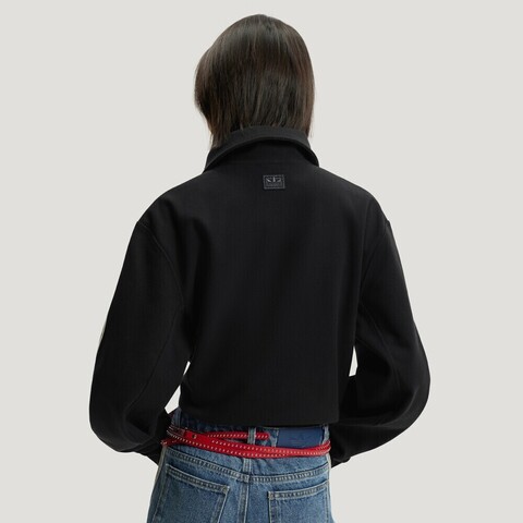 Adidas Original阿迪三叶草2025女子LNY HALFZIP W针织无帽卫衣KT3135