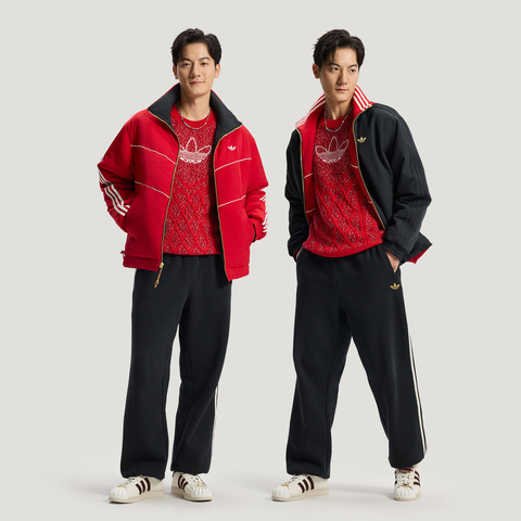 Adidas Original阿迪三叶草2025男子LNY JKT PAD M薄棉服KT0639