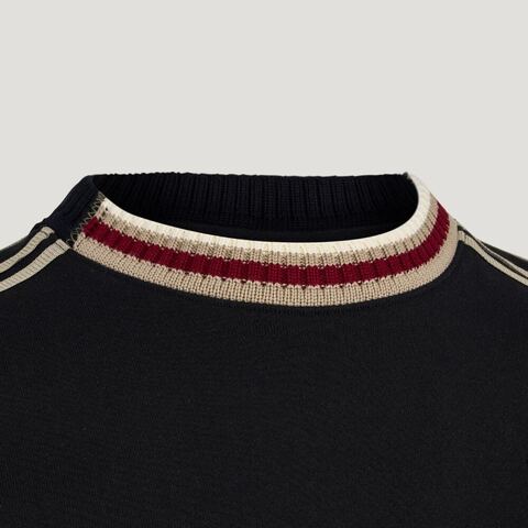 Adidas Original阿迪三叶草2025男子CRFT CREW U针织无帽卫衣KU1422