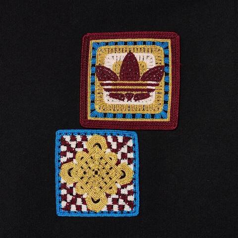 Adidas Original阿迪三叶草2025男子CRFT CREW U针织无帽卫衣KU1422