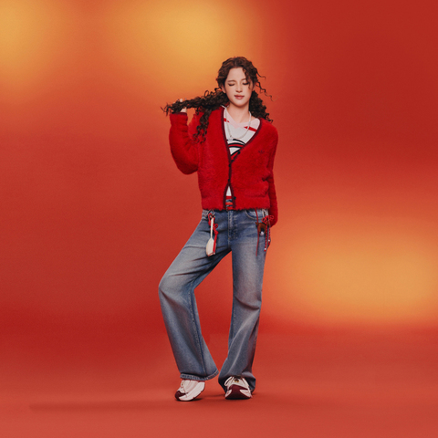 Adidas Original阿迪三叶草2025女子CRFT FLAIR PANT牛仔长裤KT3173