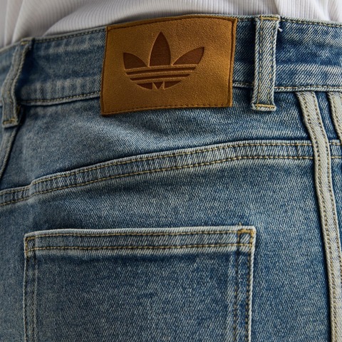 Adidas Original阿迪三叶草2025女子CRFT FLAIR PANT牛仔长裤KT3173