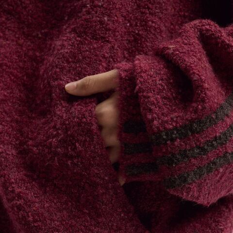 Adidas Original阿迪三叶草2025男子CRFT JKT HOODIE针织连帽外套KT0718