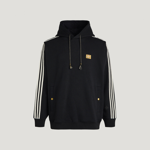 Adidas Original阿迪三叶草2025男子LNY HOODIE M针织连帽卫衣KT0645