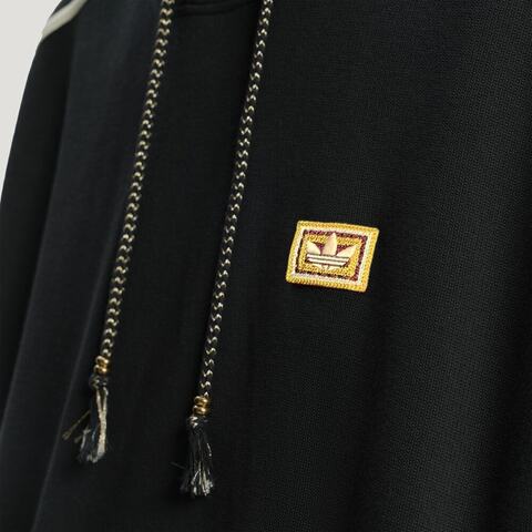 Adidas Original阿迪三叶草2025男子LNY HOODIE M针织连帽卫衣KT0645