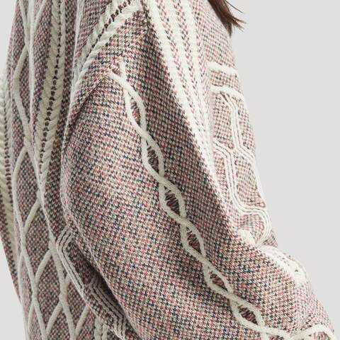 Adidas Original阿迪三叶草2025男子LNY SWEATER U毛线套头衫KT0692