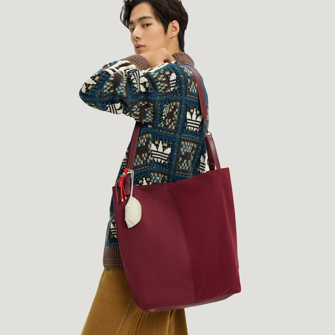 Adidas Original阿迪三叶草2025中性NEWY TOTE BAG单肩包KH0282