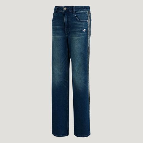 Adidas Original阿迪三叶草2025女子CRFT FLAIR PANT牛仔长裤KT3174