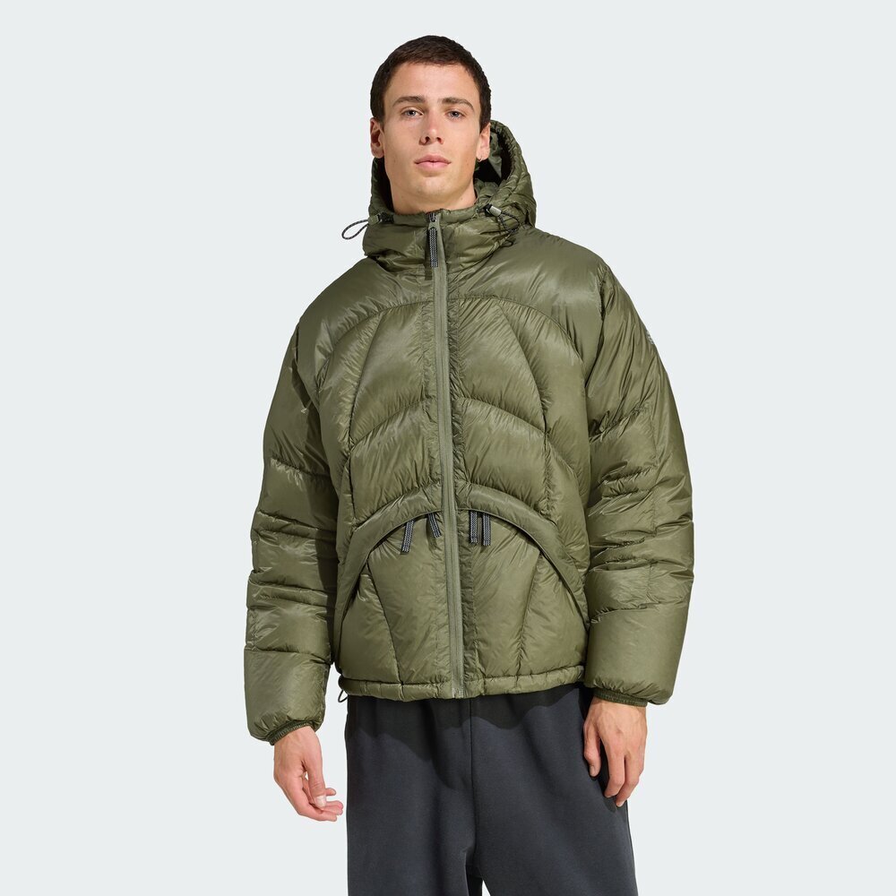 Adidas Original阿迪三叶草2025男子EQT JKT厚羽绒服-短JX1447