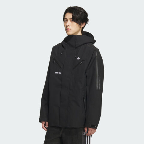 adidas Originals阿迪三叶草2025男子GORE 3L JKT梭织连帽外套KA3941