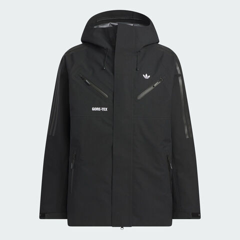 adidas Originals阿迪三叶草2025男子GORE 3L JKT梭织连帽外套KA3941