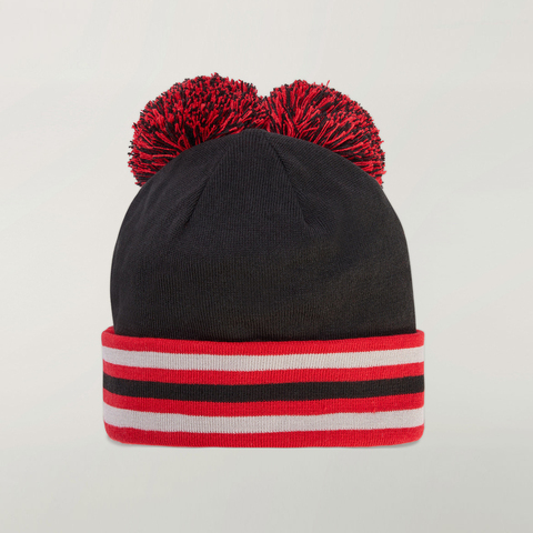 Adidas Original阿迪三叶草2025中性POM POM BEANIE针织帽KA2391