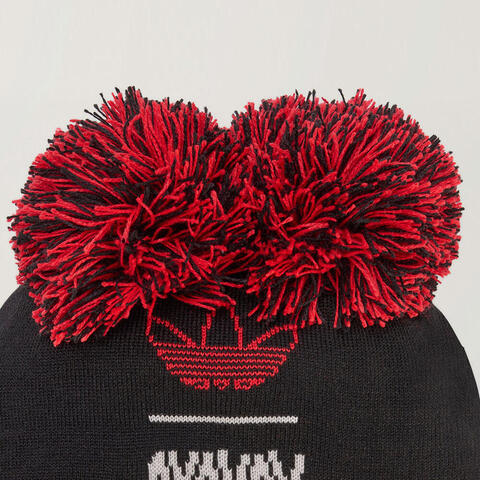 Adidas Original阿迪三叶草2025中性POM POM BEANIE针织帽KA2391