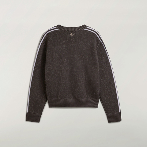 Adidas Original阿迪三叶草2025女子AV Sweater针织无帽卫衣JZ0620