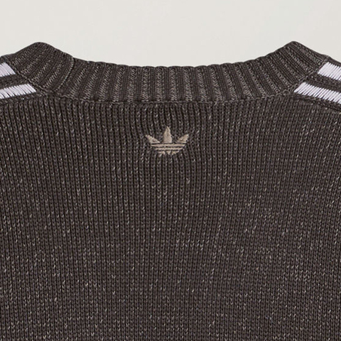 Adidas Original阿迪三叶草2025女子AV Sweater针织无帽卫衣JZ0620