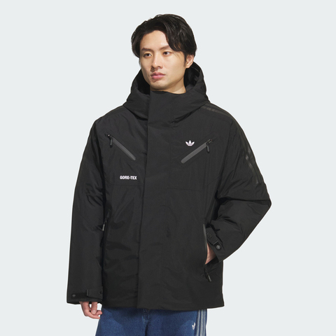 adidas Originals阿迪三叶草2025男子GORE DOWN JKT厚羽绒服-短KF4469
