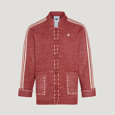 Adidas Original阿迪三叶草2025男子NY KNIT JKT U针织无帽外套KT3852