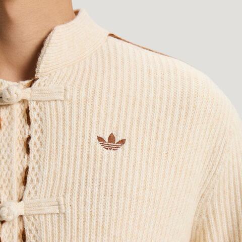 Adidas Original阿迪三叶草2025男子NY KNIT JKT U针织无帽外套KR5065