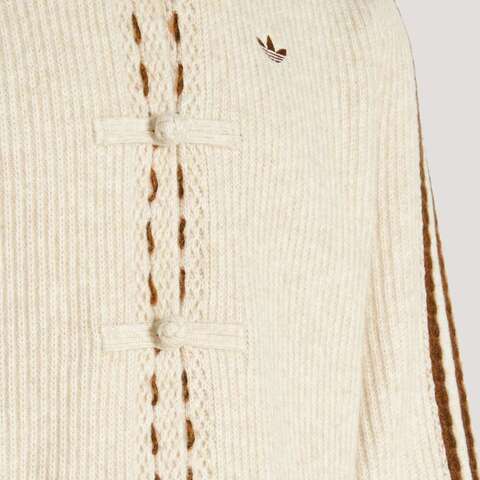 Adidas Original阿迪三叶草2025男子NY KNIT JKT U针织无帽外套KR5065