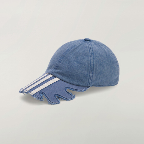 Adidas Original阿迪三叶草2025中性SLASHED CAP 3S弯沿帽KC6666