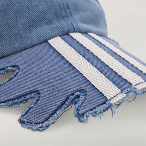 Adidas Original阿迪三叶草2025中性SLASHED CAP 3S弯沿帽KC6666