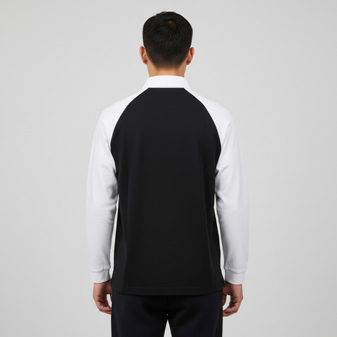 Adidas Original阿迪三叶草2025男子TYSHAWN RUGBY针织有领长TKE7012