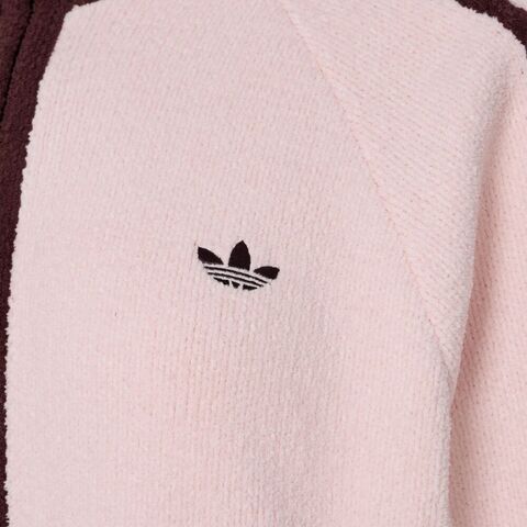 Adidas Original阿迪三叶草2026女子W KNIT TT针织无帽外套KV8867
