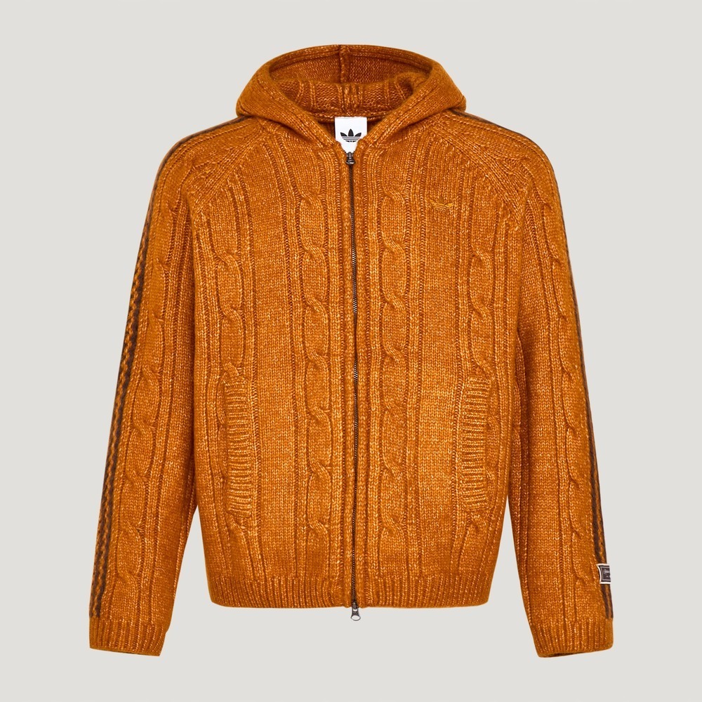 Adidas Original阿迪三叶草2026男子RFD SWEATER毛线开衫KU5619