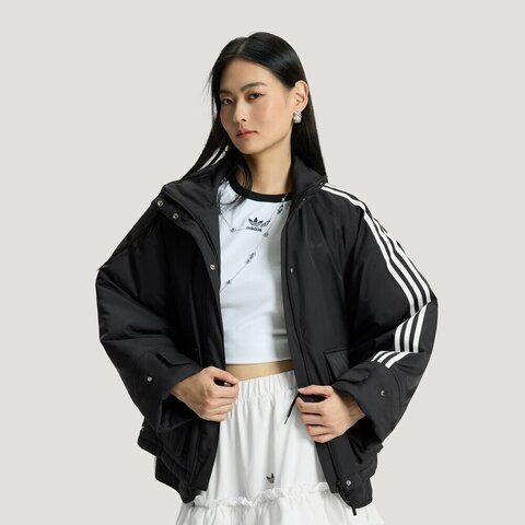 Adidas Original阿迪三叶草2026女子3S DELUX W PAD薄棉服KS5330