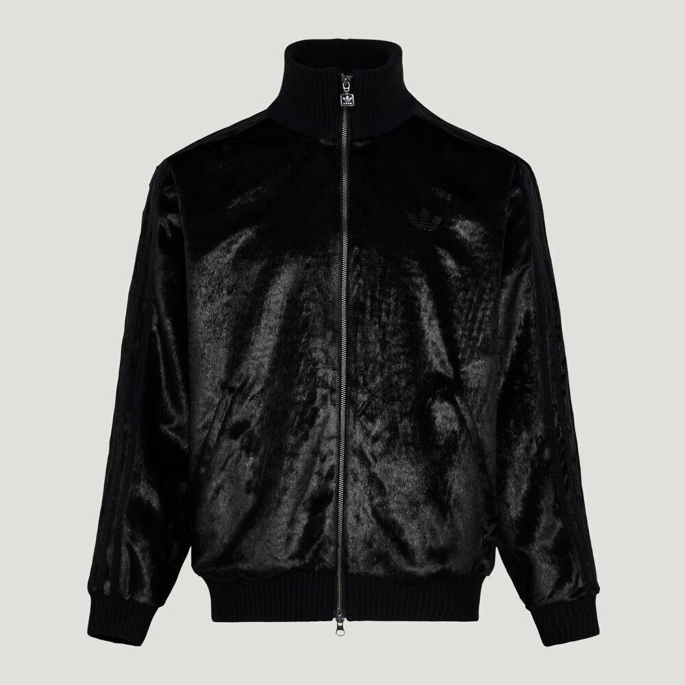 Adidas Original阿迪三叶草2026男子FUR TT人造毛绒外套KU9406