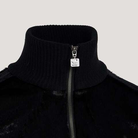 Adidas Original阿迪三叶草2026男子FUR TT人造毛绒外套KU9406