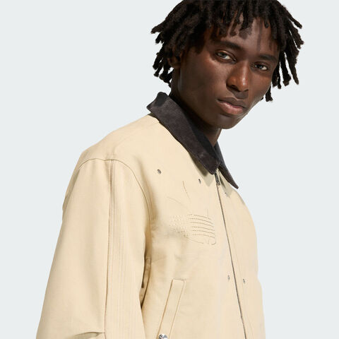 Adidas Original阿迪三叶草2026男子P ESS JKT梭织无帽外套KD0584