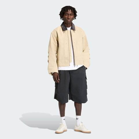 Adidas Original阿迪三叶草2026男子P ESS JKT梭织无帽外套KD0584