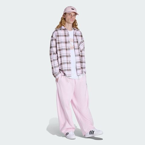 Adidas Original阿迪三叶草2026男子FLNNL BTTNUP针织长袖衬衫KG6452