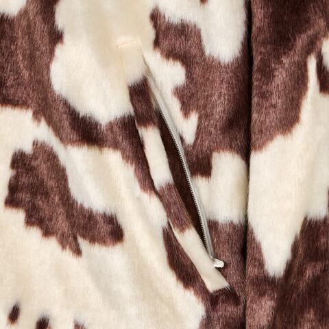 Adidas Original阿迪三叶草2026男子PRINT TT人造毛绒外套KU9405