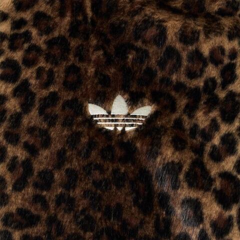 Adidas Original阿迪三叶草2026男子PRINT TT人造毛绒外套KU9407