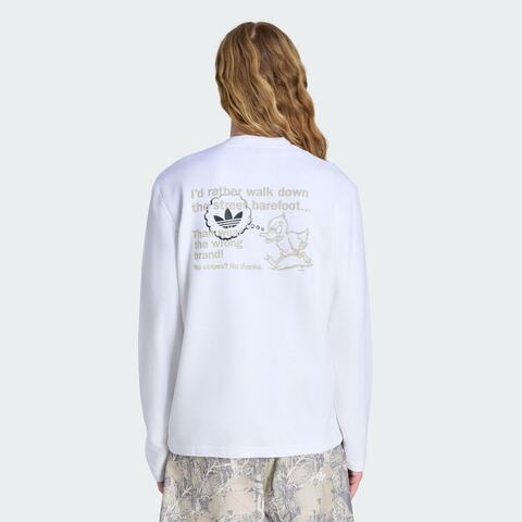 Adidas Original阿迪三叶草2026男子WHITE WAFFLE LS针织无领长TKG6440