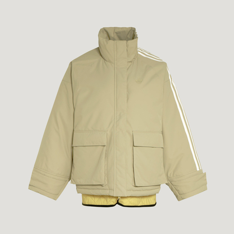 Adidas Original阿迪三叶草2026女子3S DELUX W PAD薄棉服KS5331